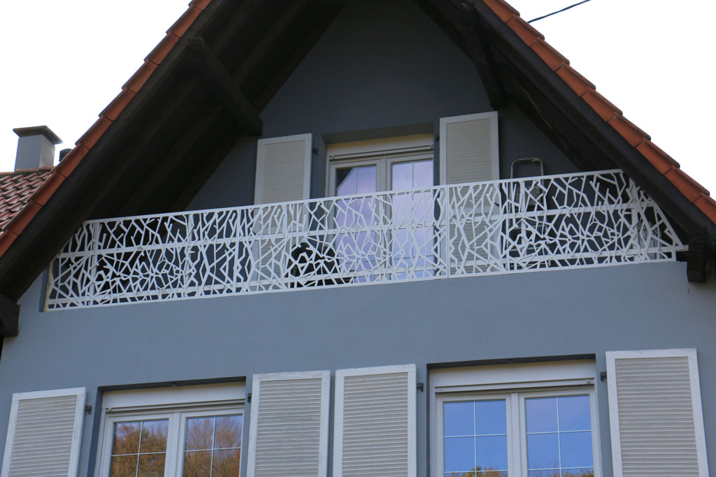 Habillage rampe de balcon